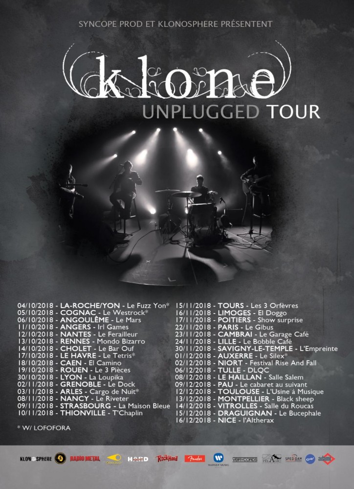 Klone, dates de tournée!