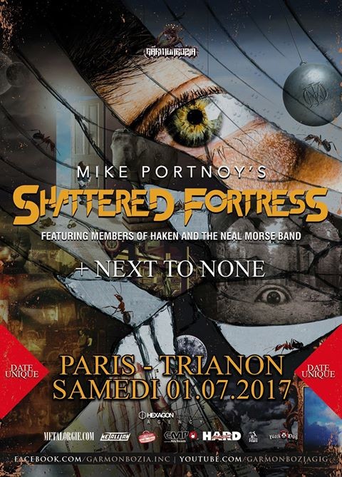 Mike Portnoy's Shattered Fortress en concert au Trianon le 01/07/2017!
