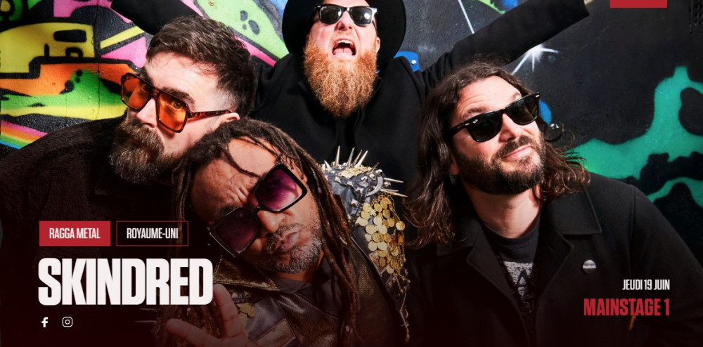 Interview du groupe Skindred lors du Hellfest 2025 