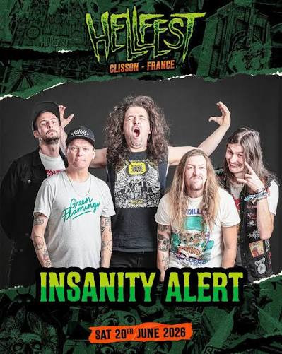 Intervierw du groupe Insanity Alert lors du @hellfestopenair ​ 