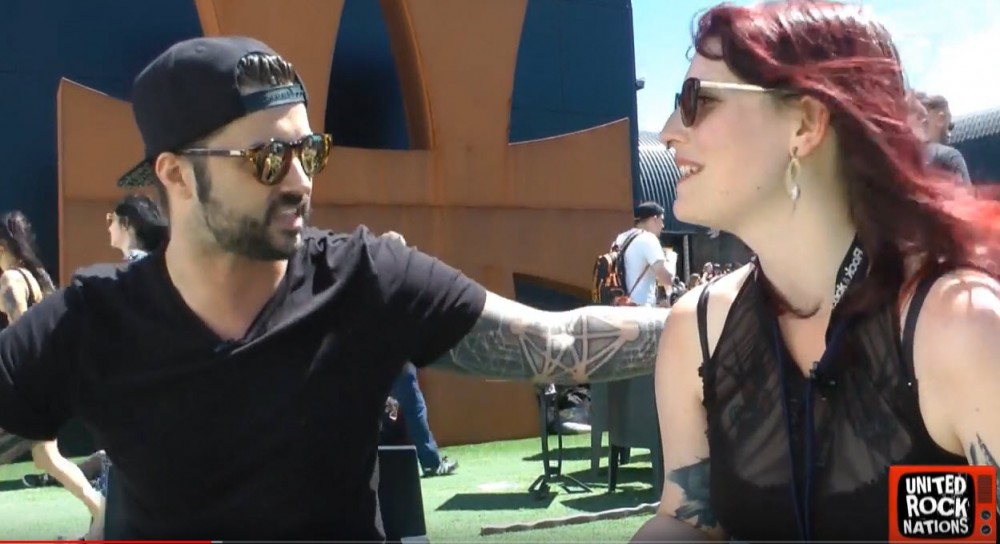 Interview de Kevin de ESKIMO CALLBOY au Hellfest 2018 