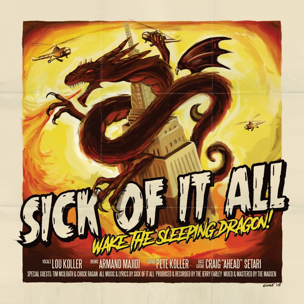 Album Wake The Sleeping Dragon! par SICK OF IT ALL