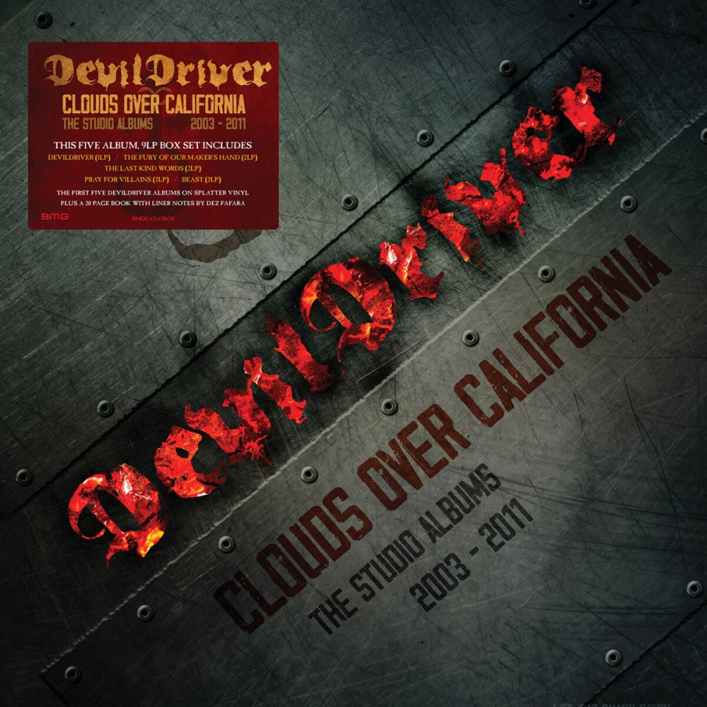 Album Clouds Over California The Studio Albums 2003-2011 par DEVILDRIVER