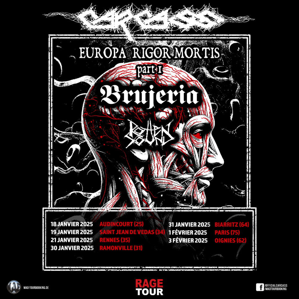 Les dates extrêmes de Rage Tour de ce premier trimestre ! 