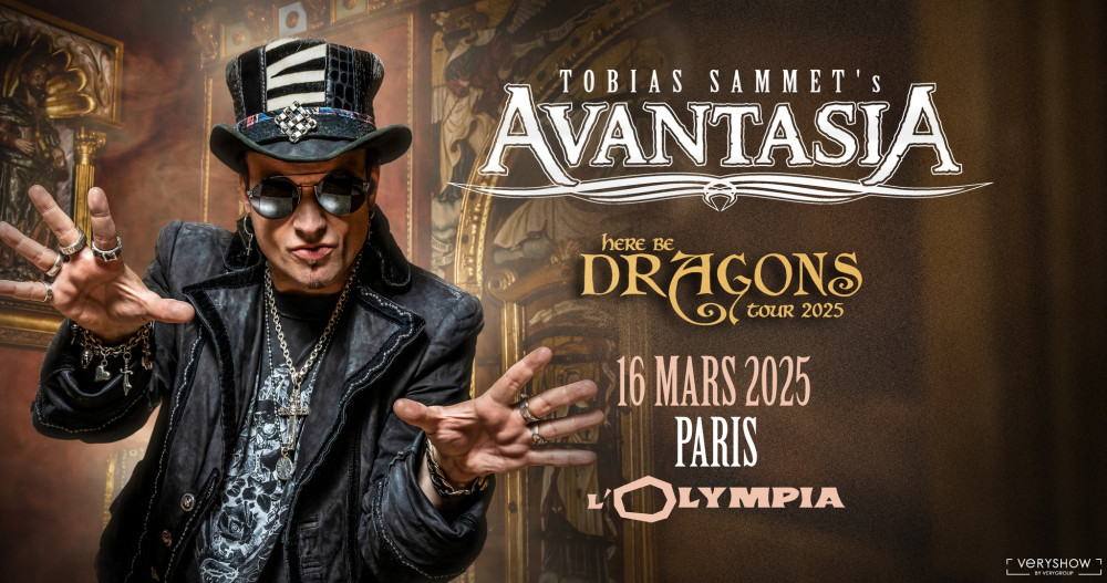 Avantasia à l'Olympia le dimanche 16 mars 2025 