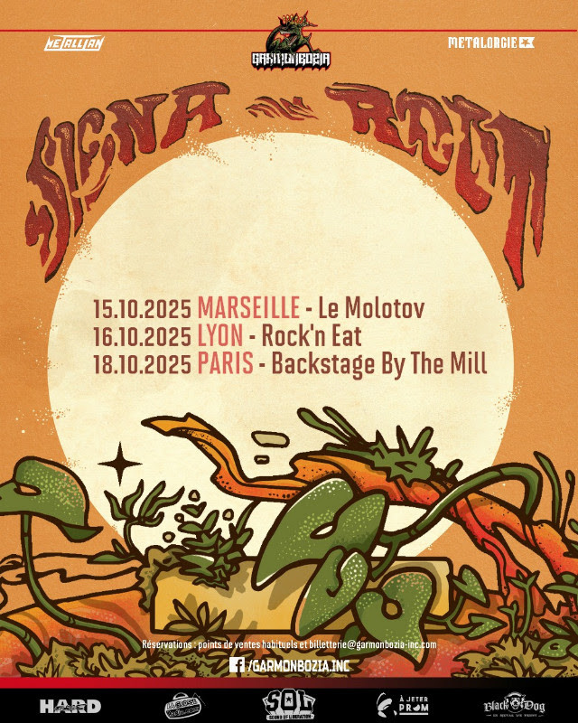 SIENA ROOT - 10.2025 @ tournée FR // concerts Garmonbozia 