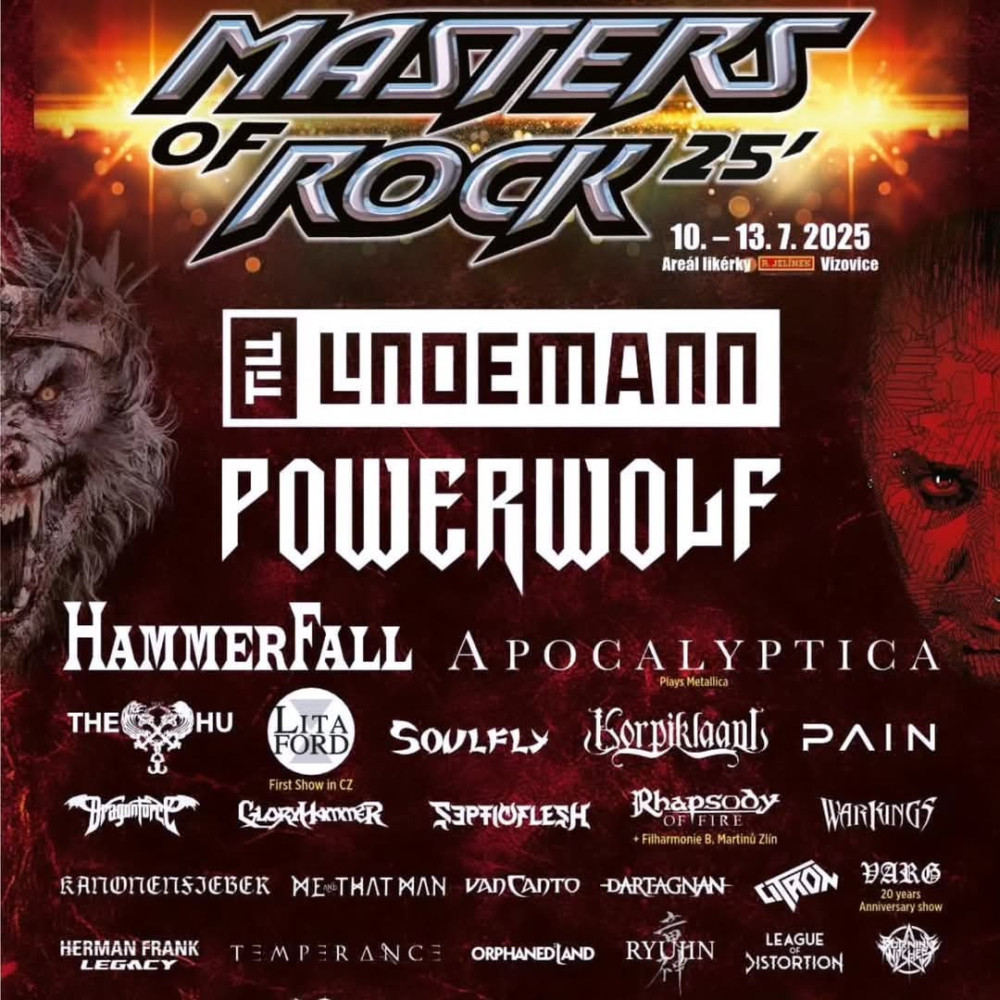LE MASTERS OF ROCK C'EST DANS 10 JOURS ! 