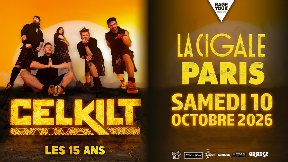 CelKilt fêtera ses 15 ans lors d'un concert exceptionnel à La Cigale 
