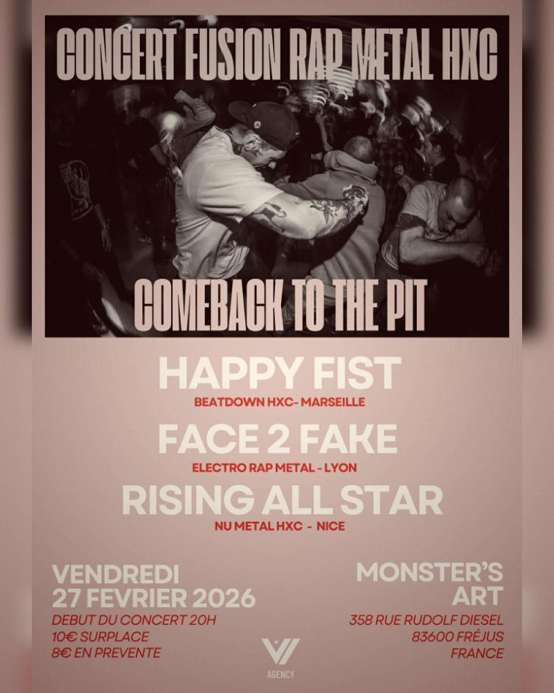 ComeBack To The Pit. Monster's Art (Fréjus 83). 27/02/26 