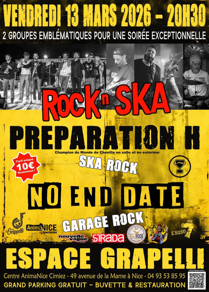 Quand le rock introspectif rencontre la folie punk-ska : une soirée électrique en perspective ! 