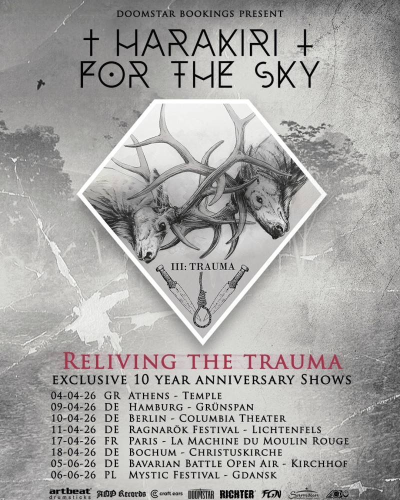 HARAKIRI FOR THE SKY fête les 10 ans de son album 