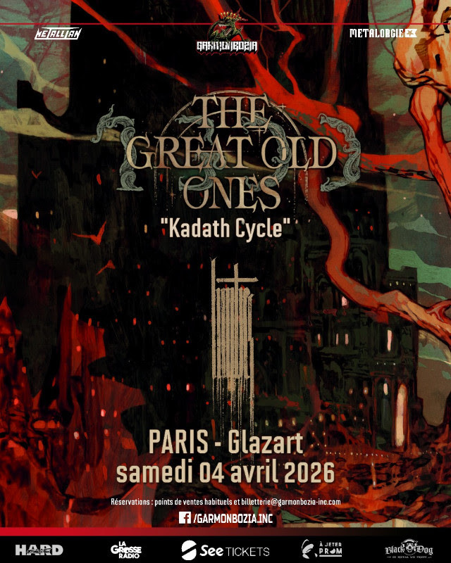 THE GREAT OLD ONES, Limbes - 04.04.2026 @ Paris // concert Garmonbozia 