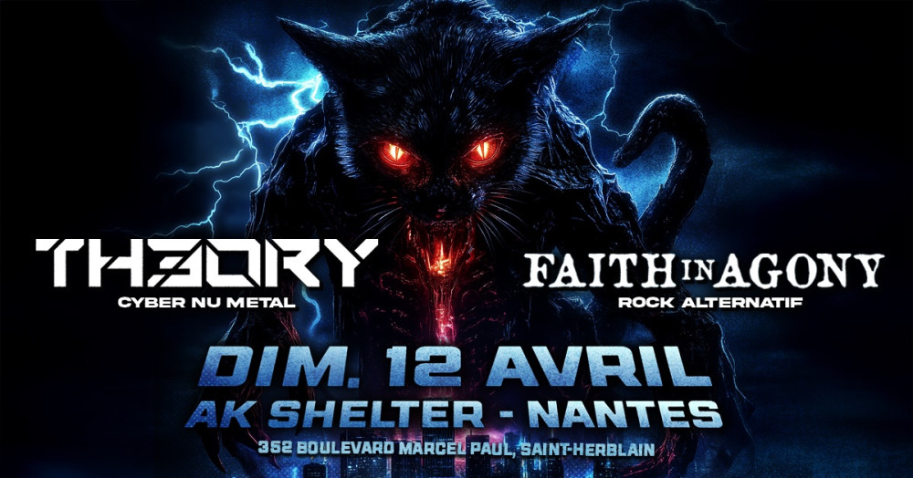 Th3ory et Faith In Agony en concert à Bordeaux et Nantes en avril prochain 