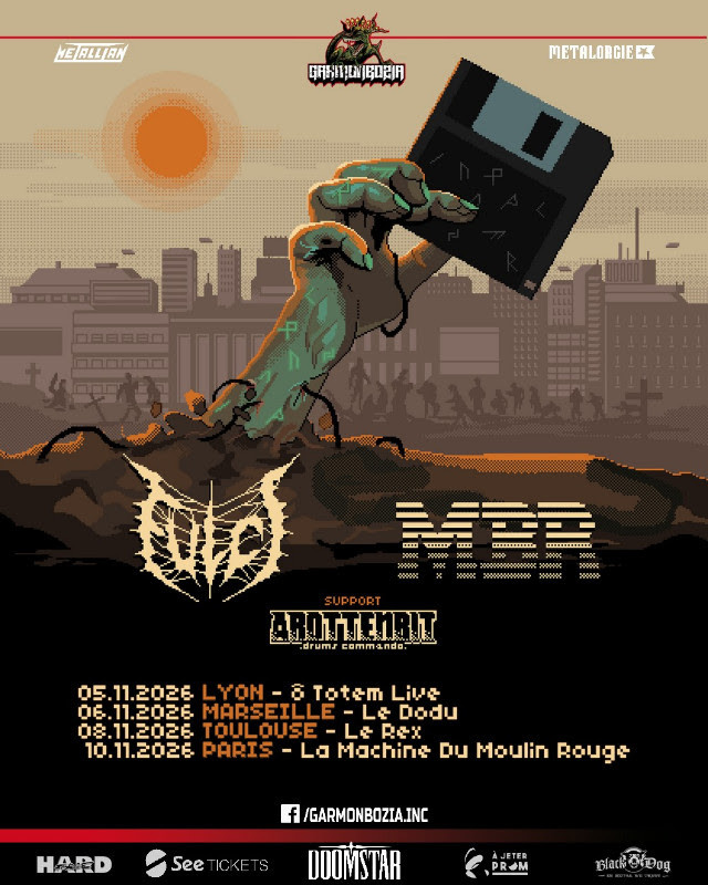 MASTER BOOT RECORD, FULCI, Arottenbit - 11.2026 @ tournée FR // concerts Garmonbozia 