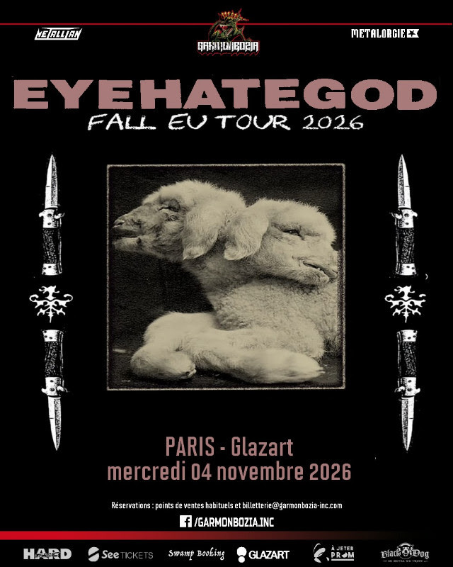 EYEHATEGOD - 04.11.2026 @ Paris // concert Garmonbozia 