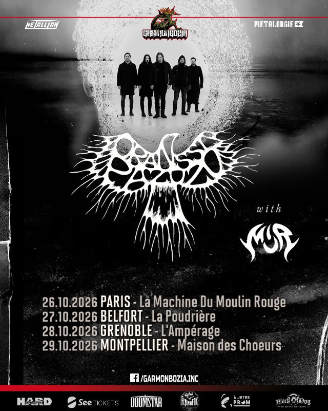 ORANSSI PAZUZU et Mùr en tournée française // concerts Garmonbozia 