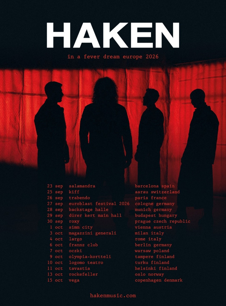 Haken annonce un nouvel EP, 'in a fever dream', et lance le clip de son single 'delirium' 