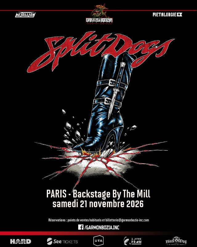SPLIT DOGS : en concert le 21 novembre à Paris // concert Garmonbozia 