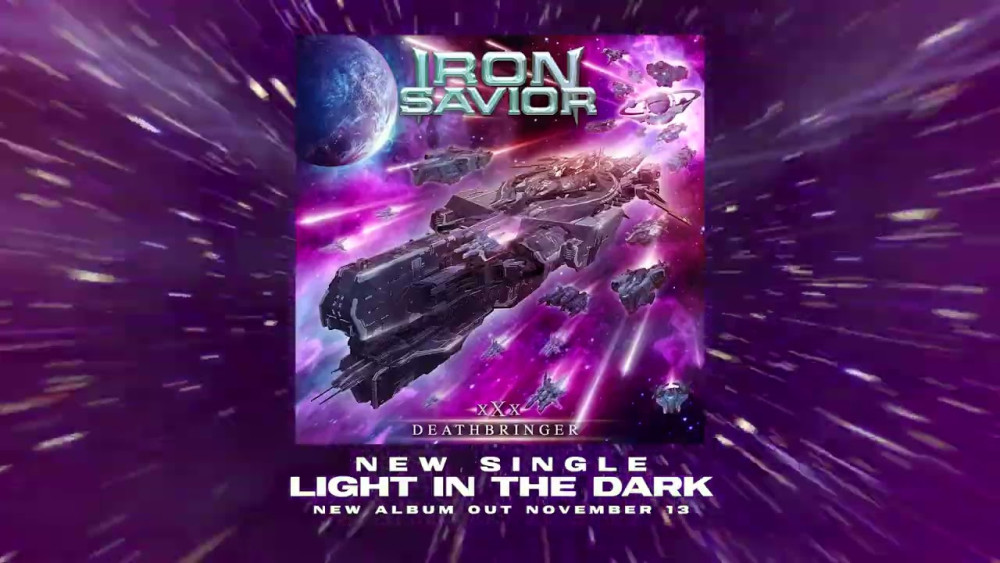 IRON SAVIOR sort son nouveau single 'Light In The Dark', extrait de son nouvel album studio 'Deathbringer', sortie le 13 novembre 2026 