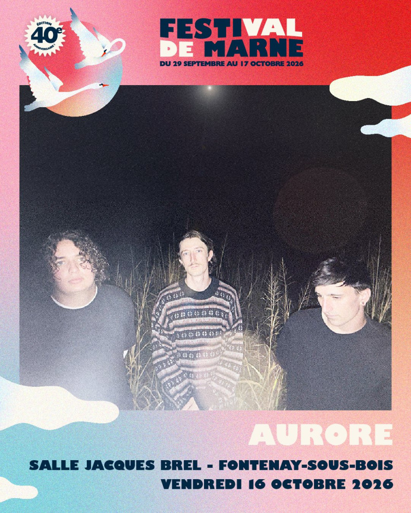 Le Festival de Marne consacre sa première soirée metal à TEN56., REVNOIR et AURORE, le 16 octobre 2026 à Fontenay-sous-Bois 