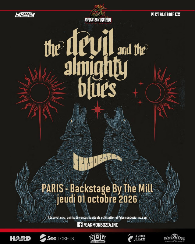 ce jeudi : THE DEVIL AND THE ALMIGHTY BLUES et Skyjoggers à Paris // concert Garmonbozia 