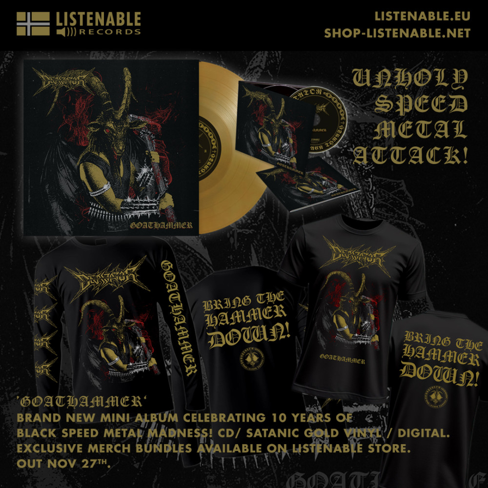DEVASTATOR sort son nouveau single 'Goathammer', extrait de son nouveau mini-album 'Goathammer', sortie le 27 novembre 2026 