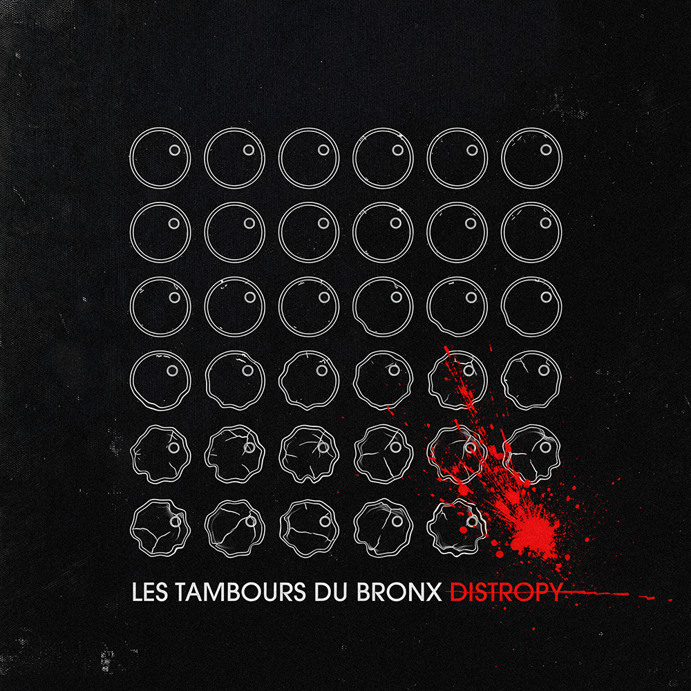 LES TAMBOURS DU BRONX annoncent l'EP Distropy, un retour aux sources : les percussions industrielles ! 