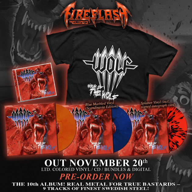 WOLF dévoile le clip de 'Walpurgis Night', extrait de son nouvel album studio 'Hour Of The Wolf', sortie le 20 novembre 2026 