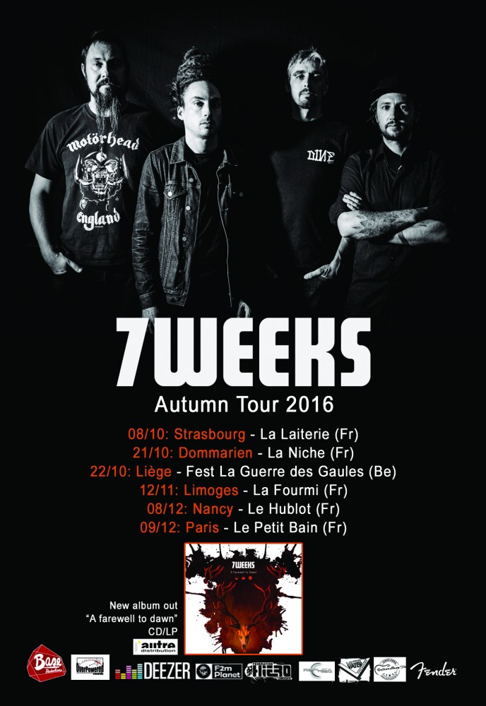  7WEEKS/ les premières dates 