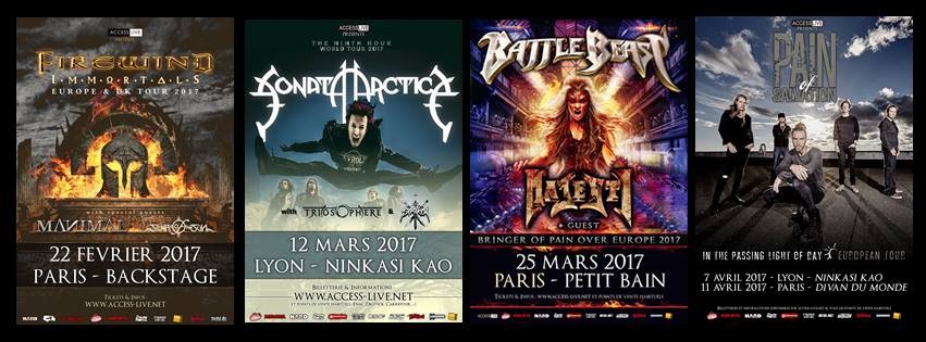 ACCESS LIVE, les prochains concerts ! 