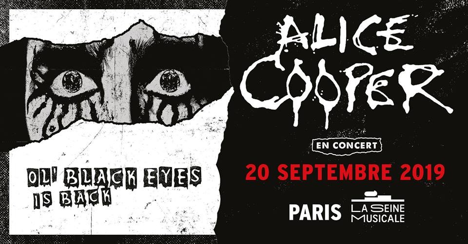 Alice Cooper · Ol' Black Eyes Is Back Tour à La Seine Musicale 