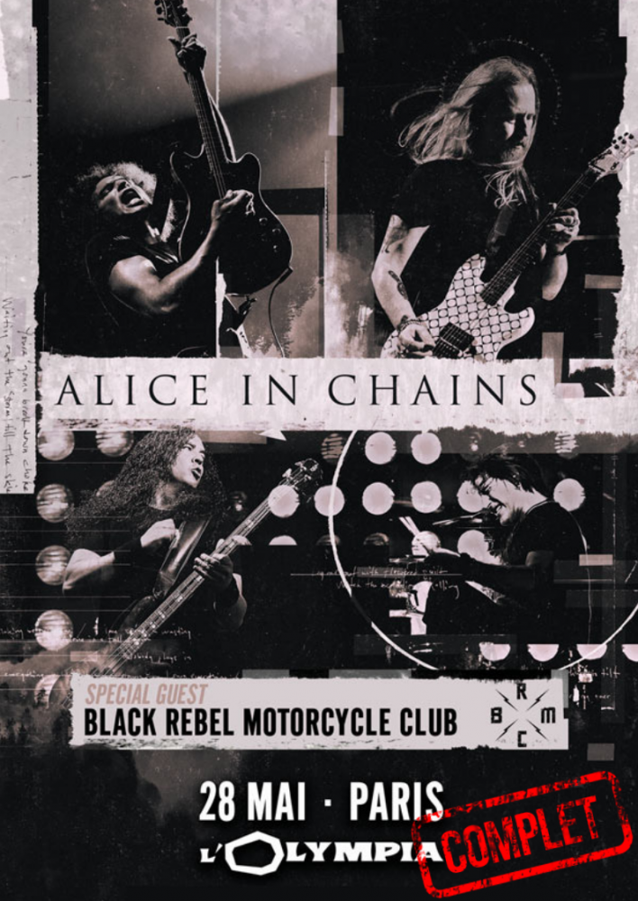 Alice in Chains, nomination aux Grammy Awards ! Olympia complet 6 mois avant la date ! 