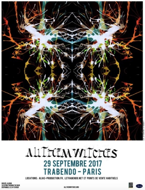 ALL THEM WITCHES: concert à Paris (Soldats du blues-­rock psyché). 