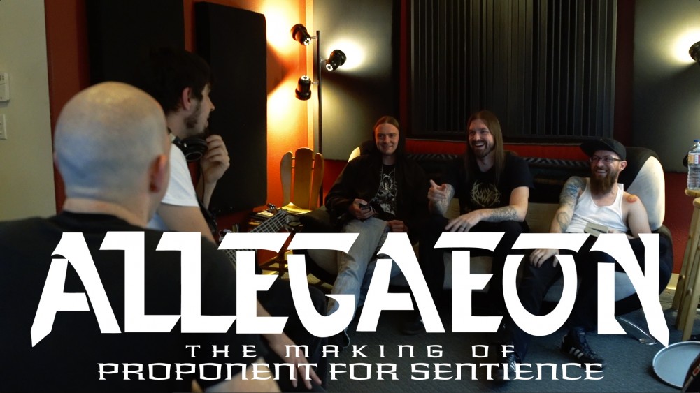 ALLEGAEON, un mini documentaire pour leur nouvel album PROPONENT FOR SENTIENCE 