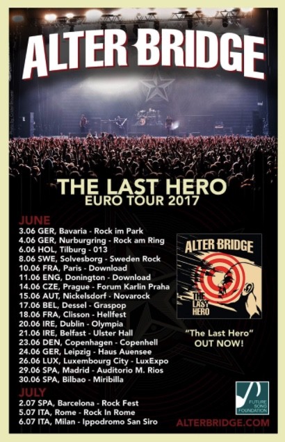 ALTER BRIDGE @Hellfest et @Download festival ! 