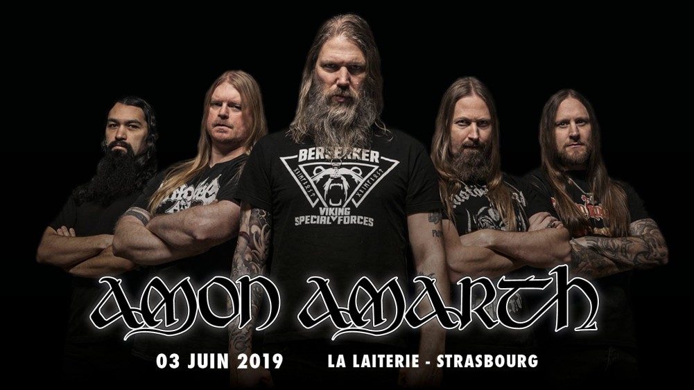 Amon Amarth, le concert à La Laiterie à Strasbourg, sold out!!!!!