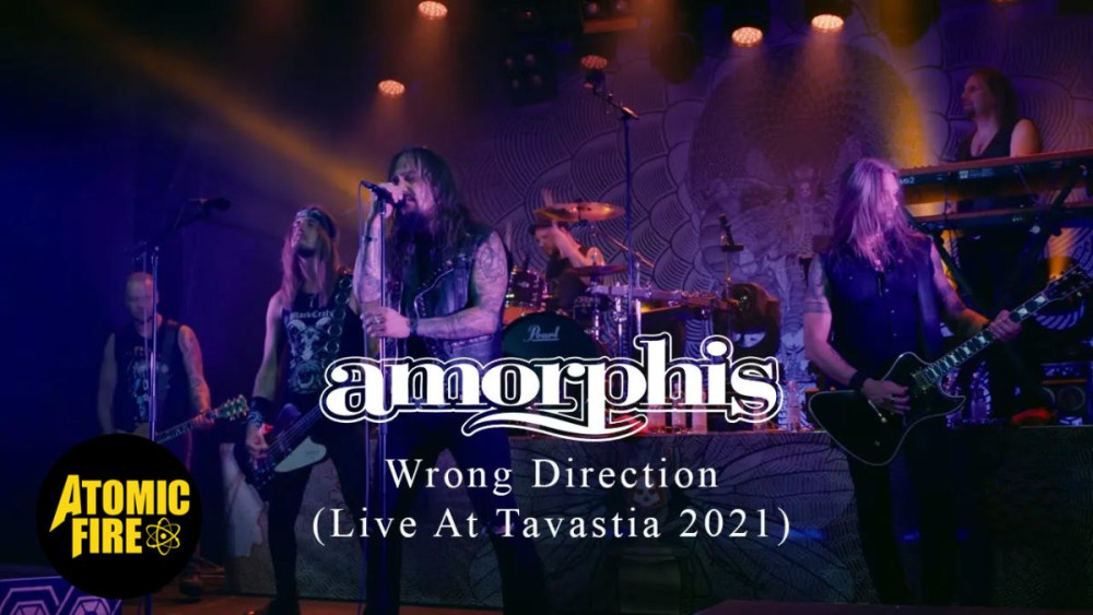 Amorphis sort la vidéo 'Wrong Direction' de "Queen Of Time (Live At Tavastia 2021)". 