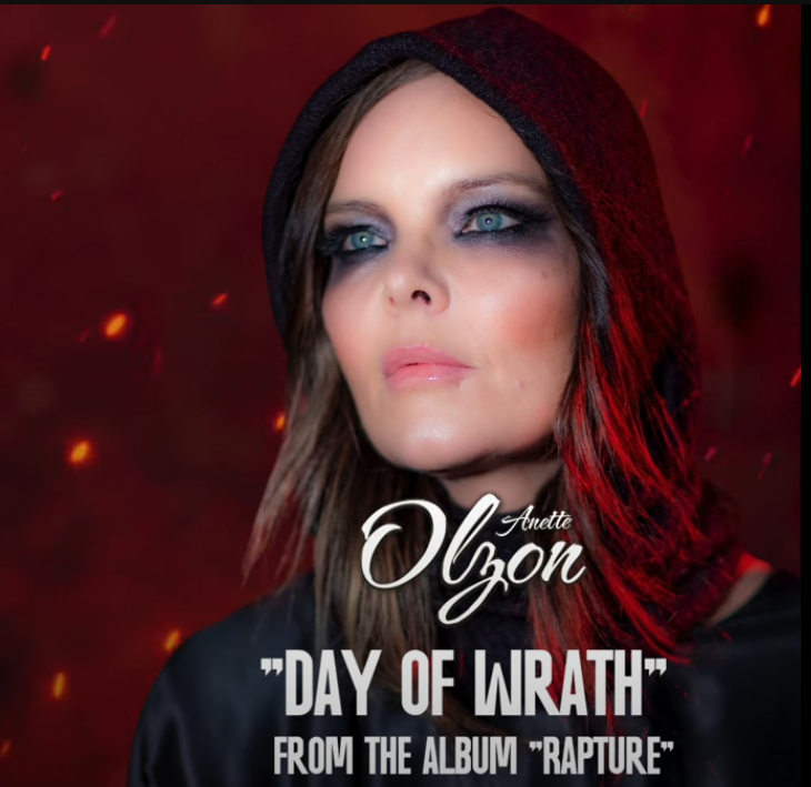 Anette Olzon, sort le single 'Day Of Wrath', nouvel extrait de "Rapture" son album solo à venir. 