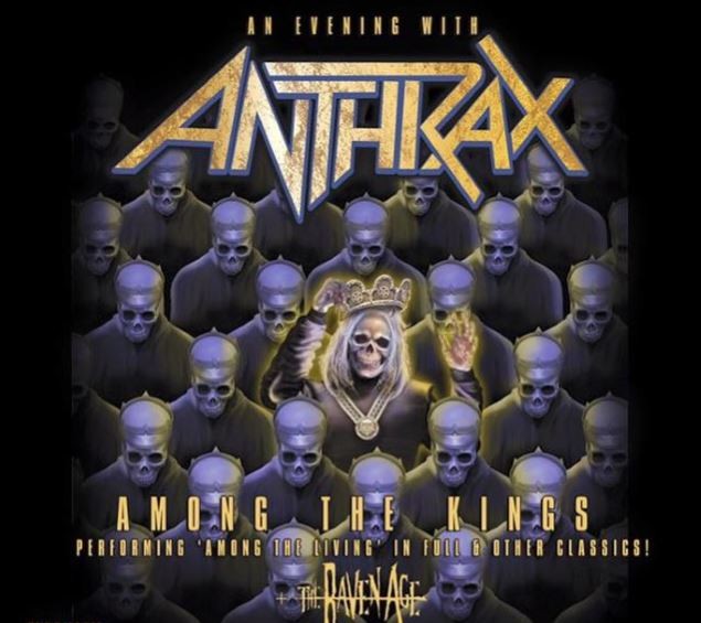 ANTHRAX, les dates de tournée  des 30 ans d'Among The Living 