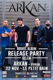 ARKAN annonce sa  Release Party à Petit bain le 22 novembre prochain 
