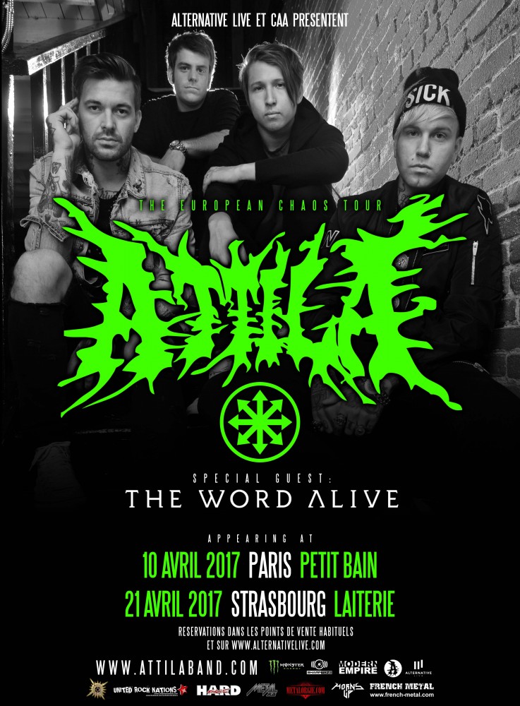 ATTILA en concert ce lundi 10 avril au Petit Bain (Paris) ! A ne pas rater ! 