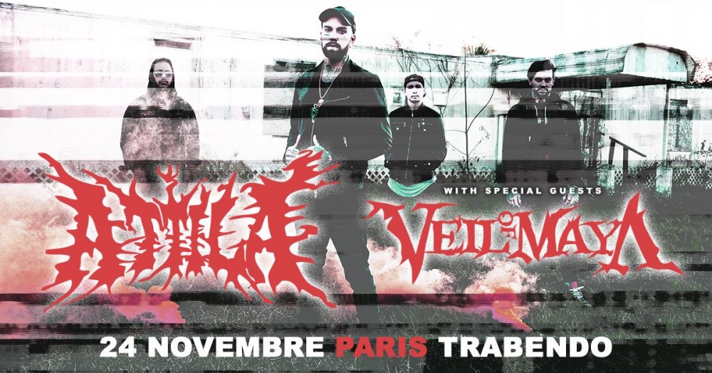 Attila, Veil Of Maya et Sylar au Trabendo le 24/11/2019 !  