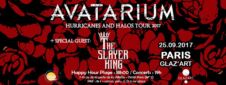 AVATARIUM au Glazart de Paris le 25/09/2017! 