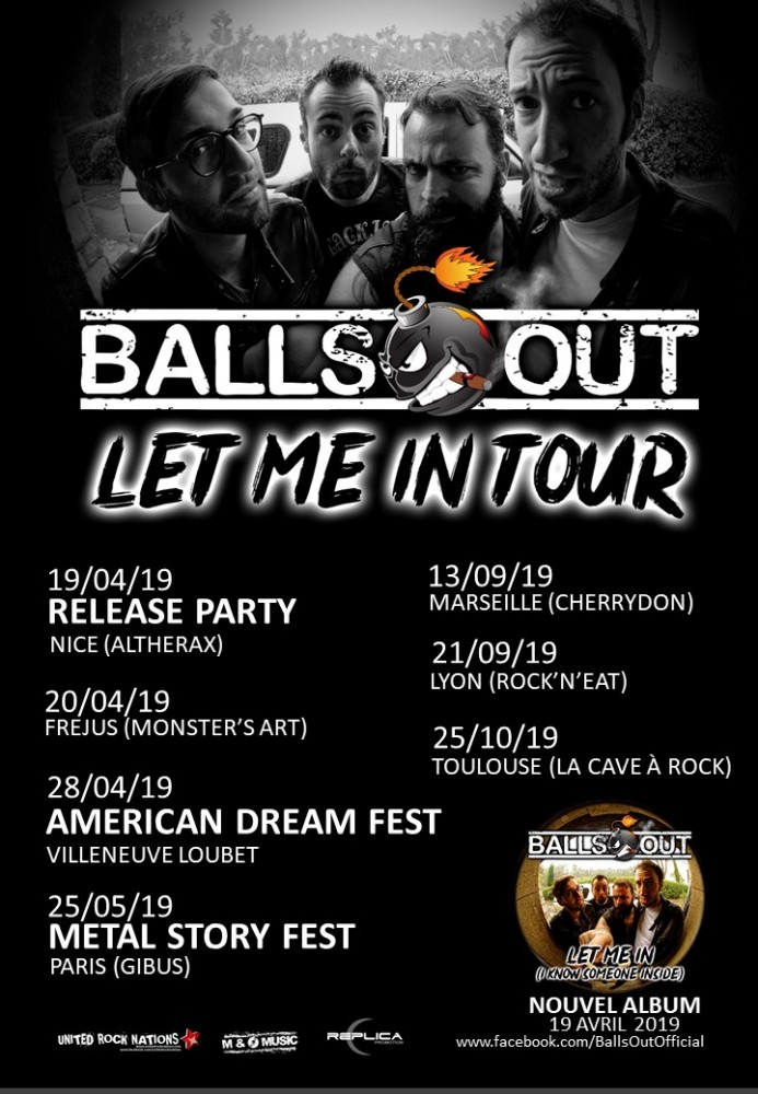 BALLS OUT, les premières dates de la tournée \'\'Let Me In\'\' 