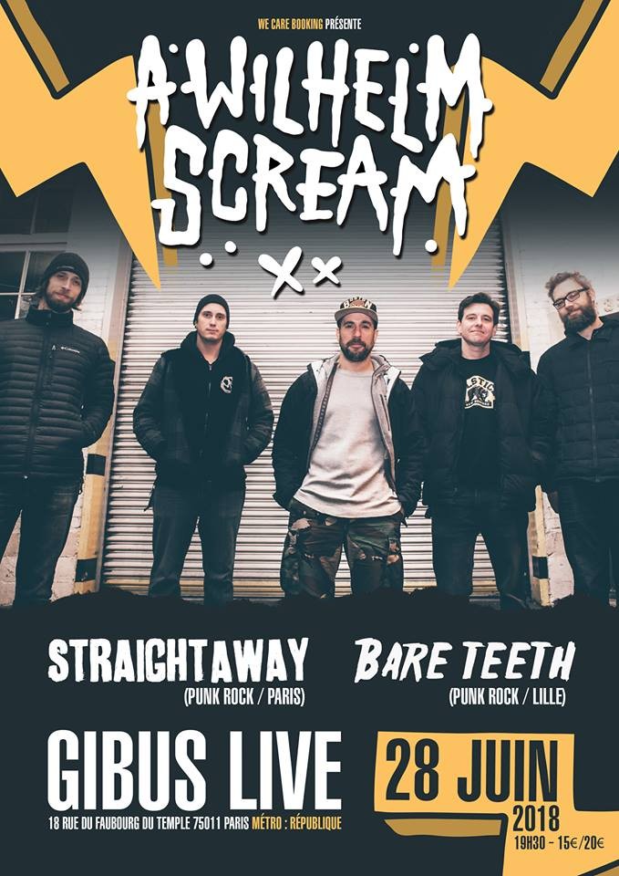 BARE TEETH en concert demain à Paris au Gibus! 