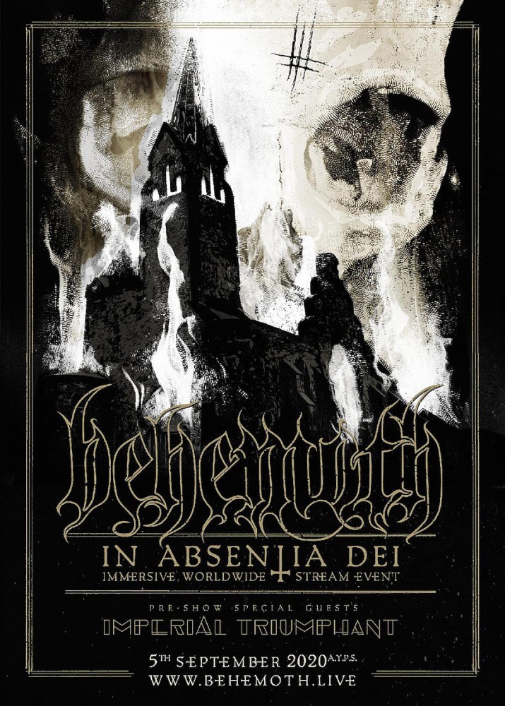 BEHEMOTH, show exceptionnel en streaming le 5 septembre 