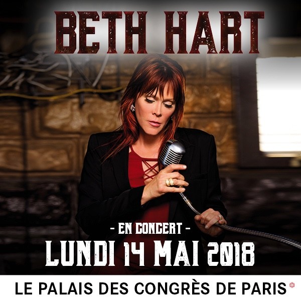 BETH HART | Lundi 14 mai 2018 | Le Palais des Congrès de Paris