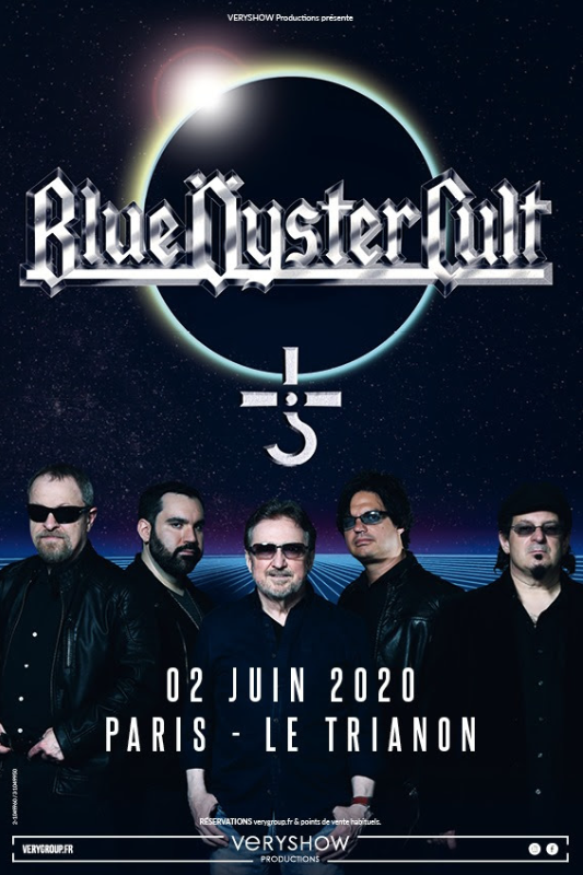 Blue Oyster Cult, un nouvel album pour 2020. De retour pour un concert à Paris! 