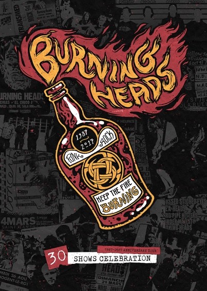  BURNING HEADS : 1987-2017 Anniversary Tour : 30 shows Celebration! 