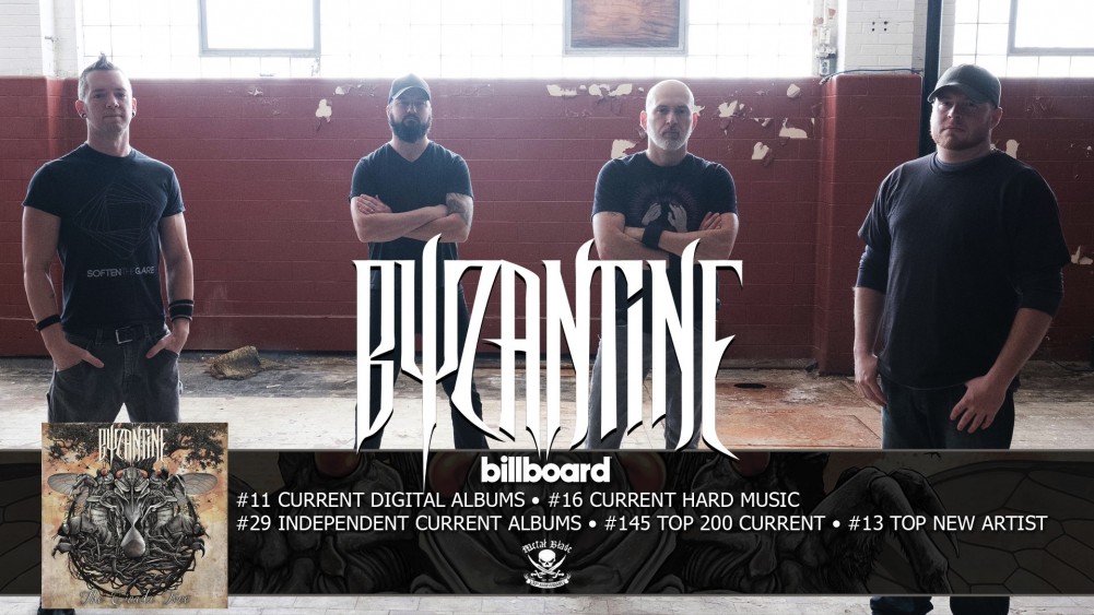 BYZANTINE : 'The Cicada Tree' fait son entrée dans les Charts! 
